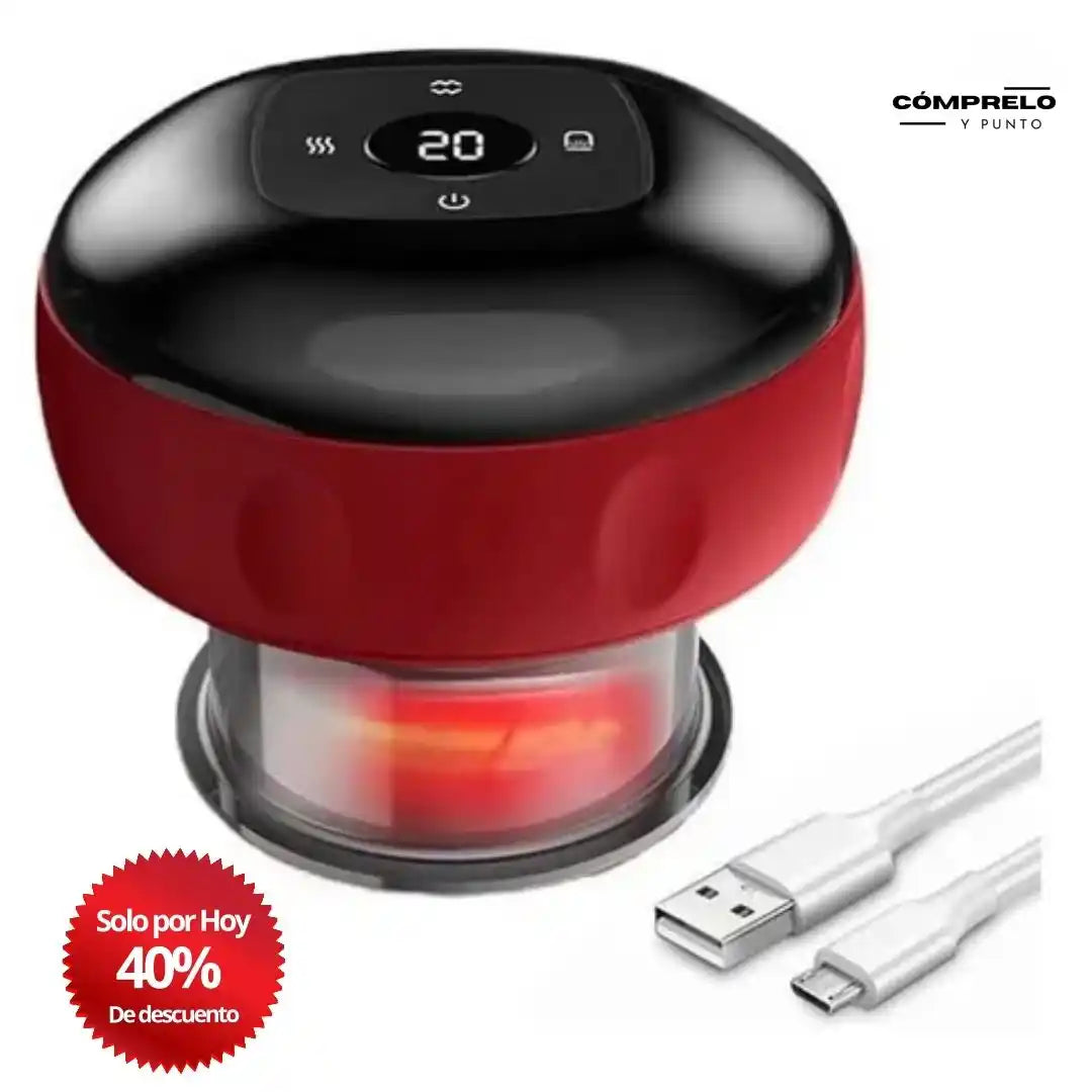 Smart Cupper™ – Ventosa Terapéutica Eléctrica Inteligente