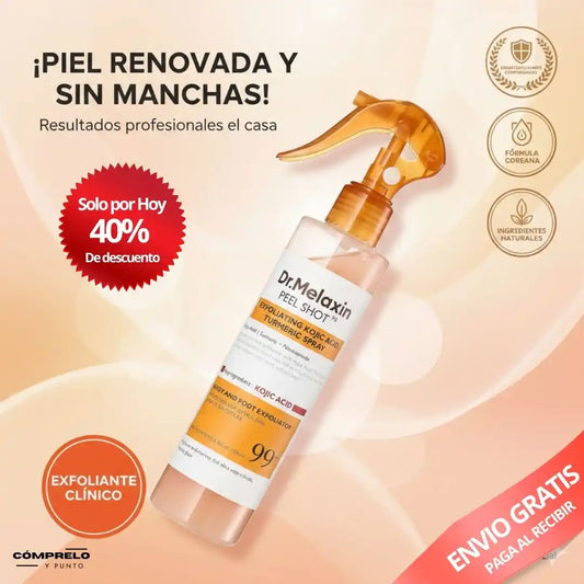 PURE-SKIN™ Dr. Melaxin Peel Shot | El exfoliante clínico que renueva y aclara tu piel