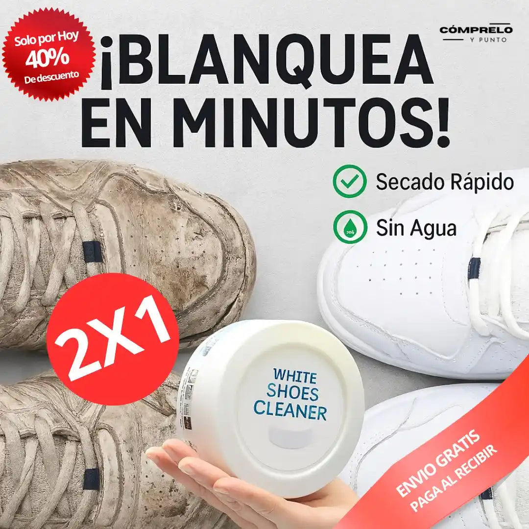 Qia® Shoe Cleaner – Crema Limpiadora de Zapatos