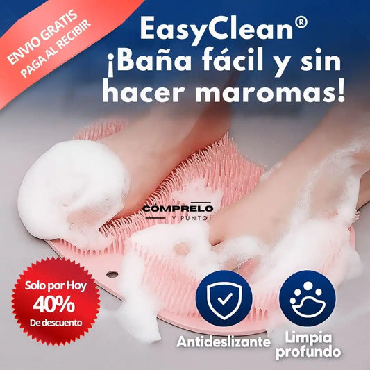 EasyClean® – Cepillo de Silicona Lava Espalda y Pies ¡Limpieza profunda sin agacharse ni enredos!