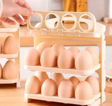 Organizador De Huevos 3 Niveles