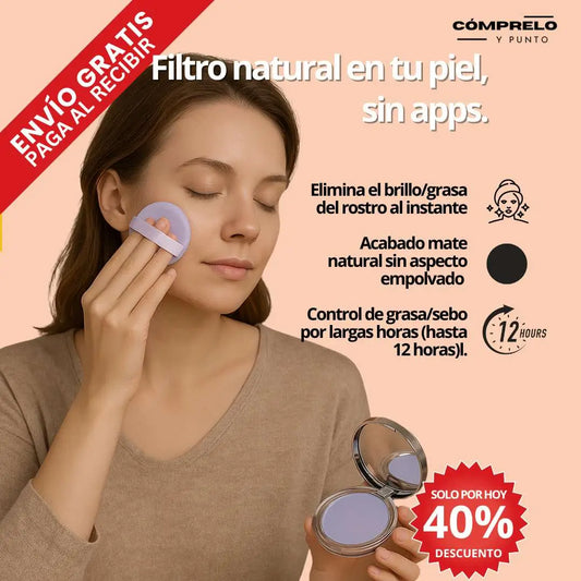 Polvo Mate Matificante Anti Grasa