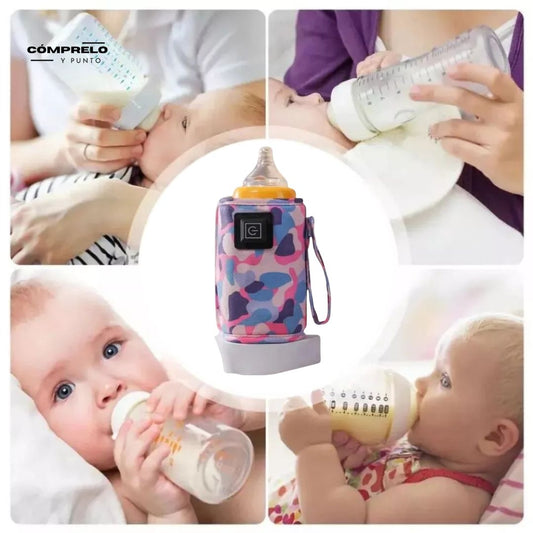 BabyWarm™: ¡Alimenta a tu bebé en cualquier lugar con la Funda Térmica USB para Teteros!