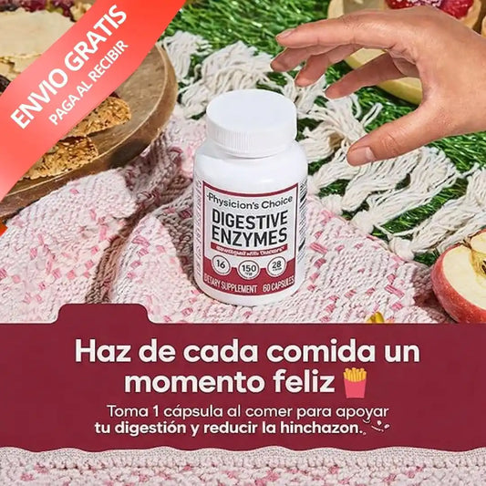 Physician’s Choice® Enzimas Digestivas | para una digestión más ligera y sin hinchazón