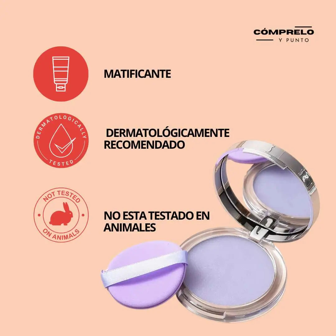 Polvo Mate Matificante Anti Grasa