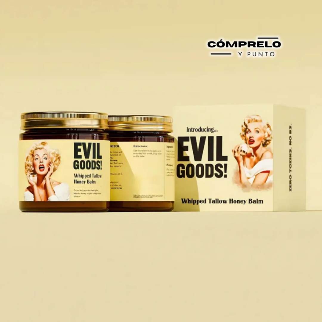 ✨ Sebo de Res Evil Goods 🧴  Hidratación  Natural que tu Piel Agradece