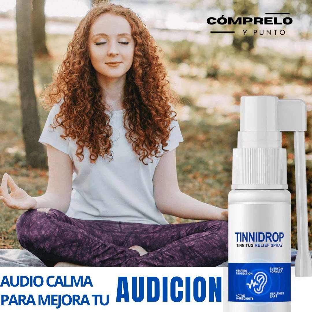 TinniDrop® tratamiento en SPRAY , para el tinnitus, y limpieza del canal auditivo