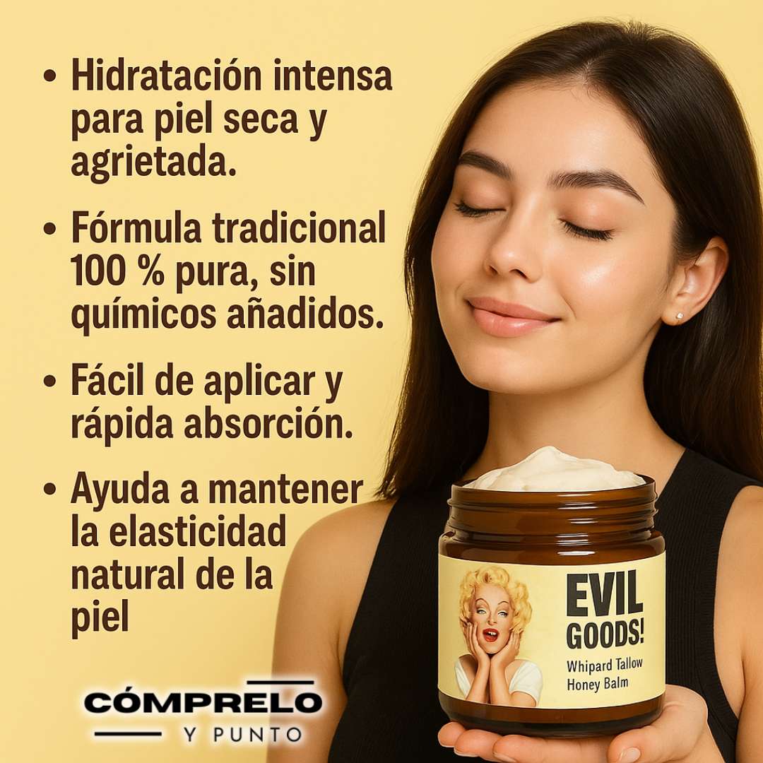 ✨ Sebo de Res Evil Goods 🧴  Hidratación  Natural que tu Piel Agradece