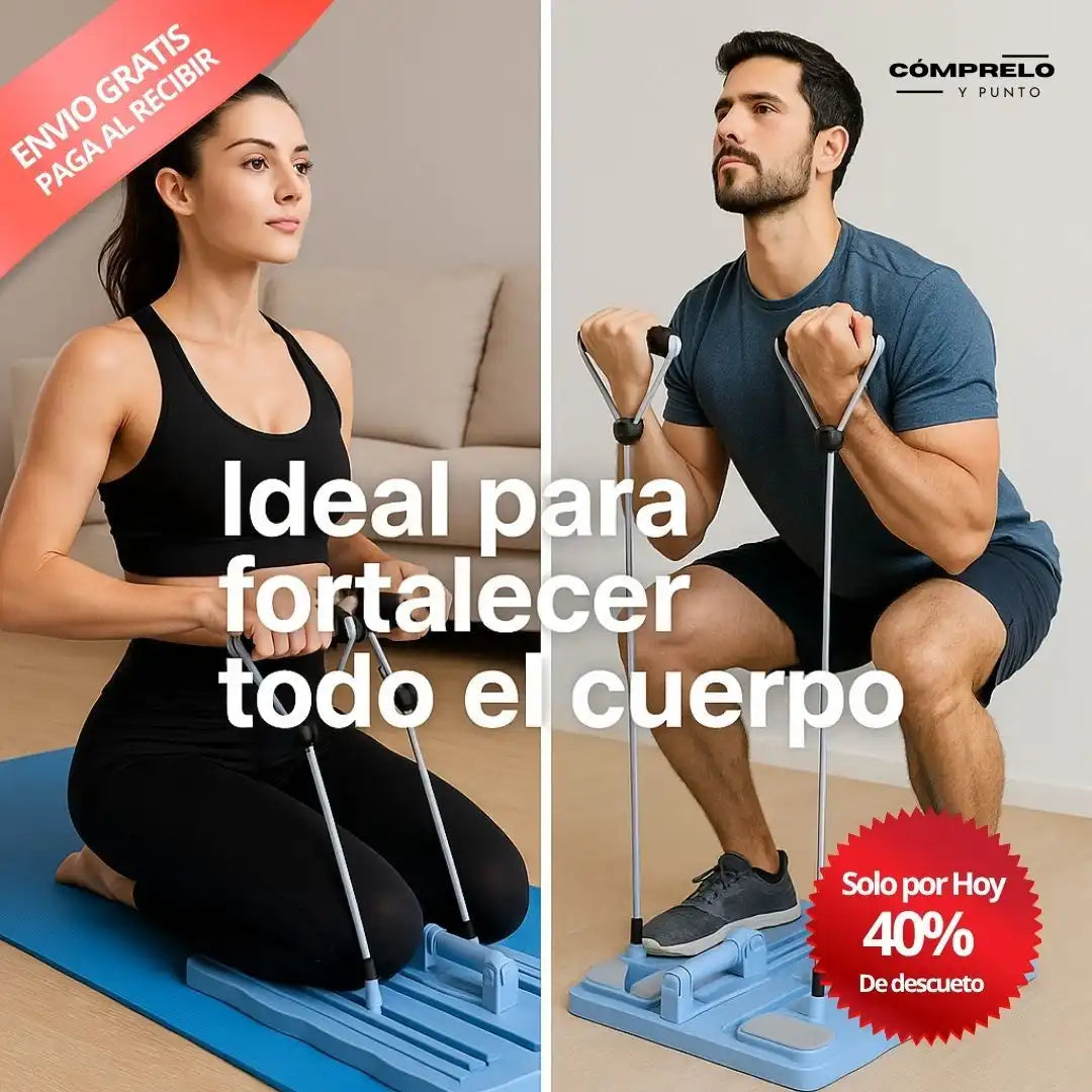 SlideFit™ – Tabla de Pilates y Push Up + Regalos: Ebook + Banda Elástica Gratis