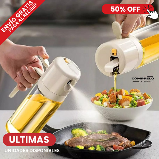 SprayChef™: Dispensador De Aceite 2 En 1 que controla y simplifica tu cocina