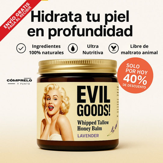 ✨ Sebo de Res Evil Goods 🧴  Hidratación  Natural que tu Piel Agradece